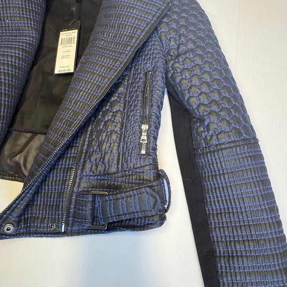 Bcbgmaxazria Runway Pilar Long sleeve Quilted zip up Jacket woman’s XXS - Picture 8 of 16